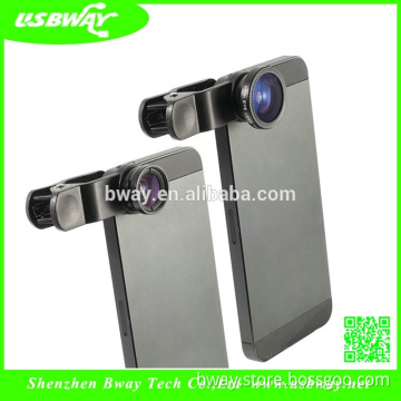 Cheap goods from china 3 In 1 Mobile Lens Kit for Smartphone,Universal Clip Mobile Phone Lens with cool disign Macro Len